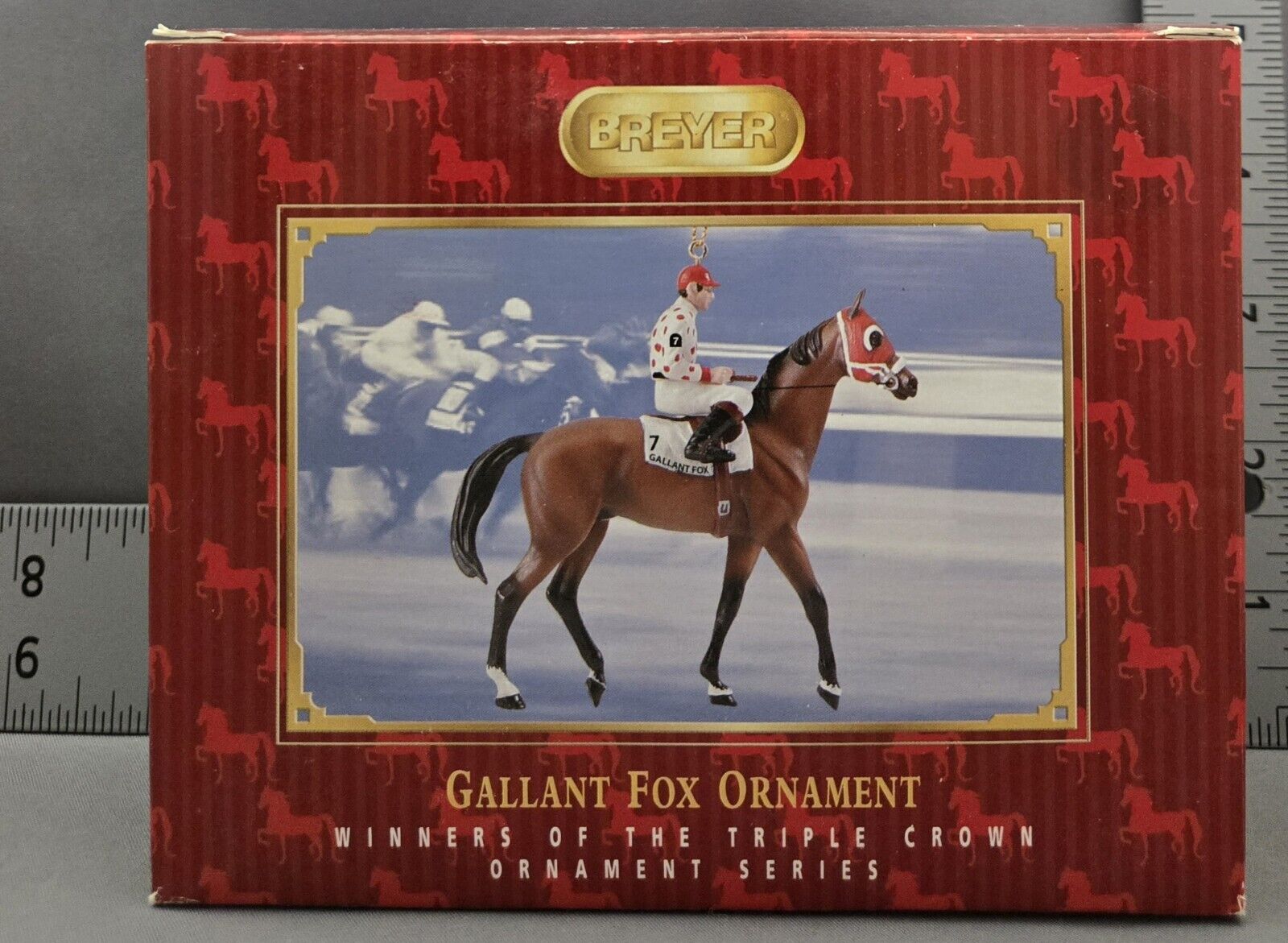 Gallant Fox Ornament - 1930 Triple Crown Winner | BreyerHorseRef